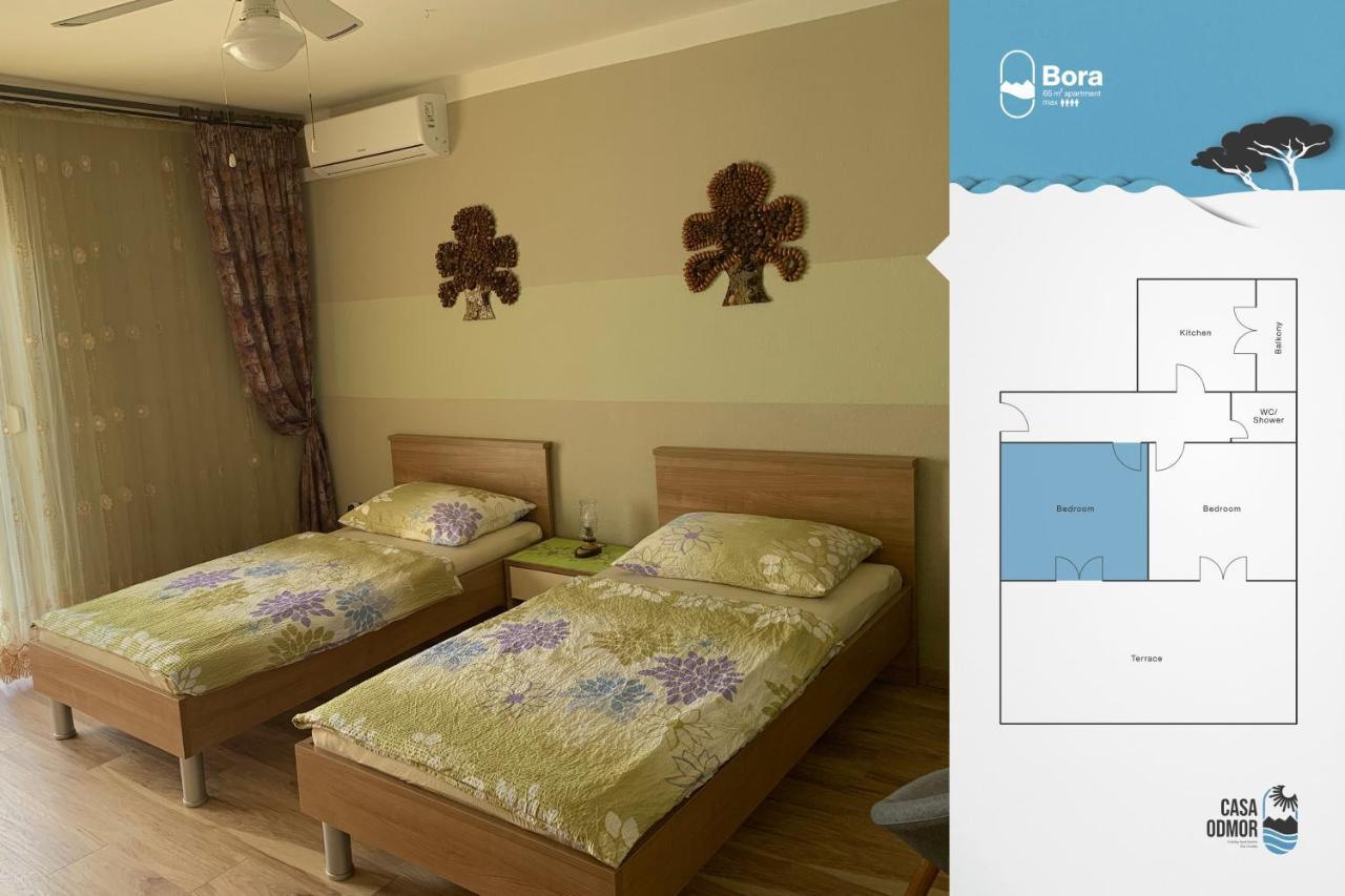 Casa Odmor Apartman Vrsi Kültér fotó